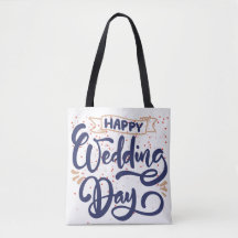 Lycklig Bröllopsdag Tote Bag - Romantic Gift