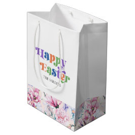 Lycklig Brunch Typography Pastel Flowers Mönster