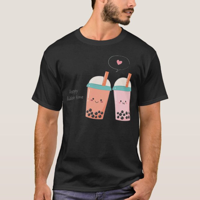 lycklig bubbelhäsdropppenelope t shirt (Framsida)