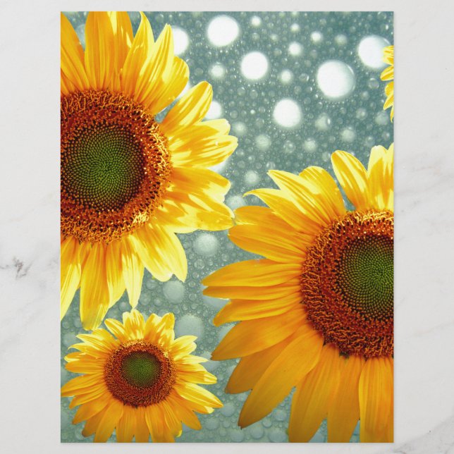 Lycklig Bubly Sunblommor (Framsida)