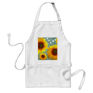 Lycklig Bubly Sunblommor Förkläde