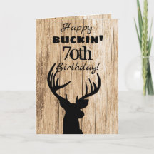 Lycklig Buckin 70:e födelsedagsjakt