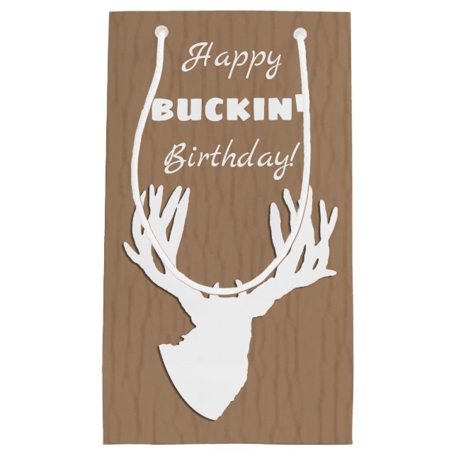 Lycklig Buckin Birthday Hunting (Framsidan)