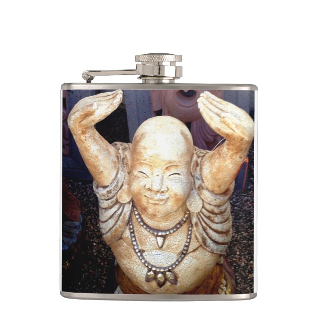 lycklig buddha-kolv fickplunta (Framsidan)