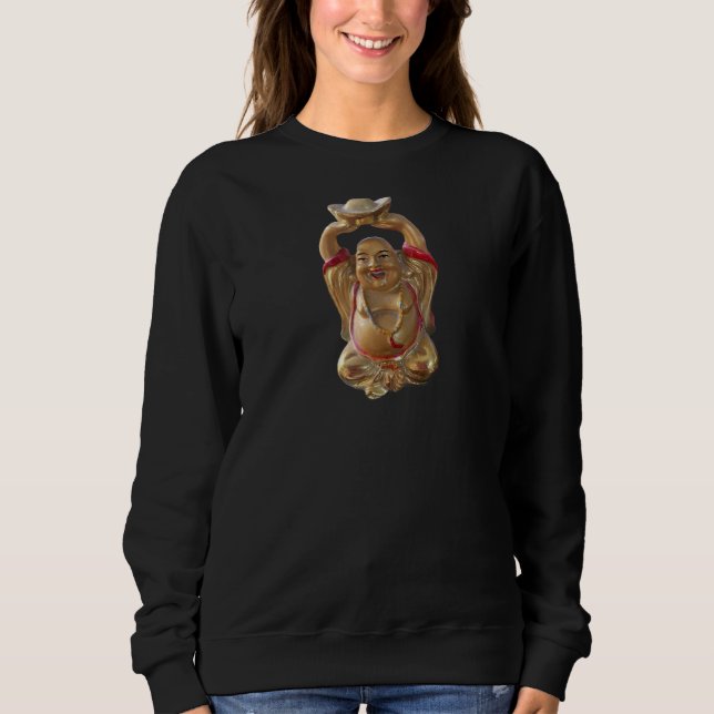 Lycklig Buddha T Shirt (Framsida)
