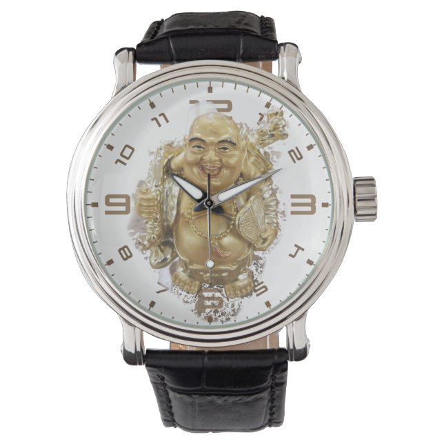 Lycklig Buddha Watch Armbandsur (Framsida)