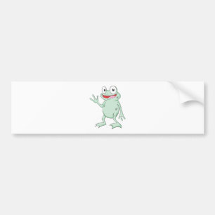 Lycklig Bullfrog Bildekal