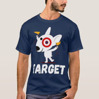 Lycklig Bullseye Hund Team Member TShirt 2 T Shirt