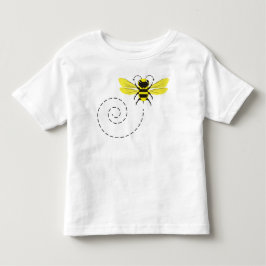 Lycklig Bumblebee Flying Boys & Girls T Shirt