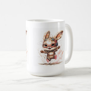 Lycklig Bunny Classic Mugg, 15 oz Kaffemugg