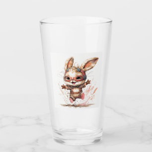 Lycklig Bunny Glass Tumbler Glaskopp