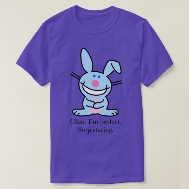 Lycklig bunny t shirt (Design framsida)