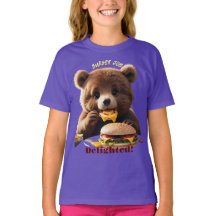 Lycklig Burger Bear Tee