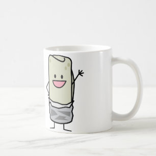 Lycklig Burrito som vinkar hejer Kaffemugg