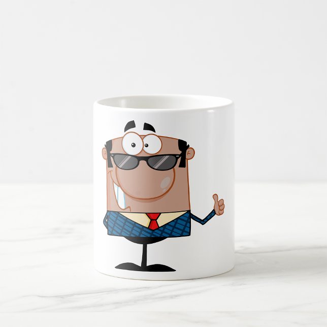 Lycklig Businessman Kaffemugg (Skapare uppladdad)