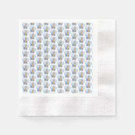 Lycklig Butterfly Baby Shower Pappra blöjor Pappersservett