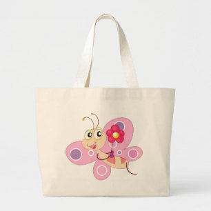 LYCKLIG BUTTERFLY GIRL JUMBO TYGKASSE