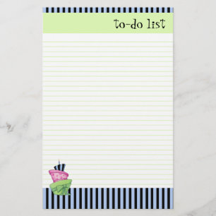 Lycklig Cake Line To Do List Brevpapper