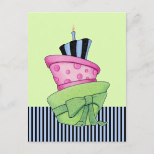 Lycklig Cake-vykort Vykort