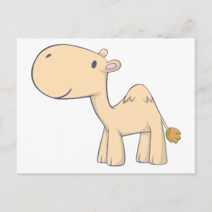 Lycklig Camel Vykort
