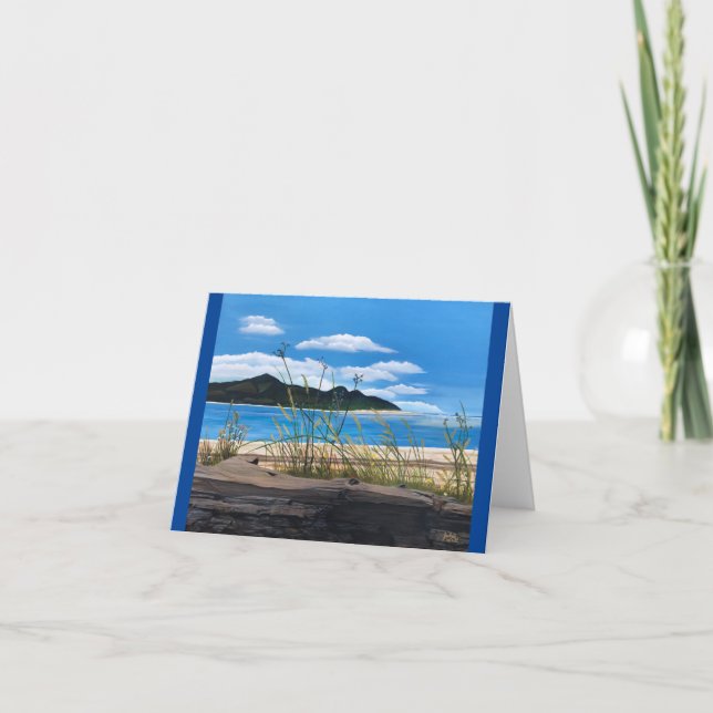 Lycklig. Camp Hideaway i Netarts Bay Kort (Framsida)