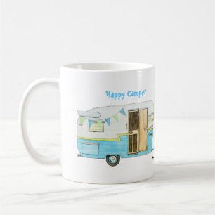 Lycklig campare kaffemugg