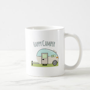 Lycklig campare kaffemugg