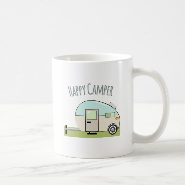 Lycklig campare kaffemugg (Höger)