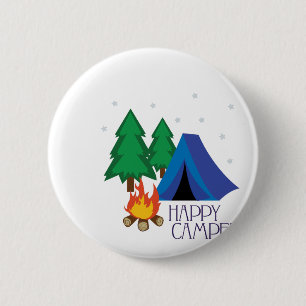 Lycklig campare knapp