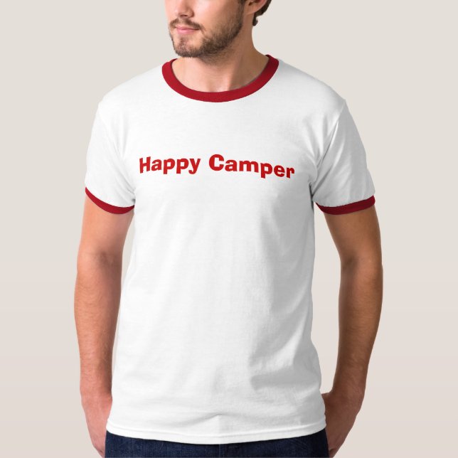 Lycklig campare t shirt (Framsida)