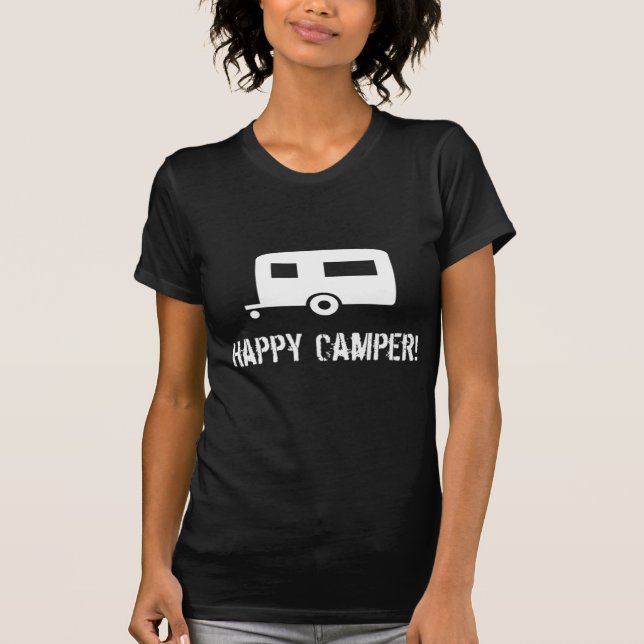 Lycklig campare! tee (Framsida)