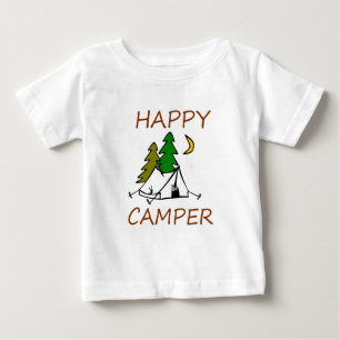 Lycklig campare utomhus t shirt