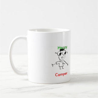 Lycklig camparemugg kaffemugg