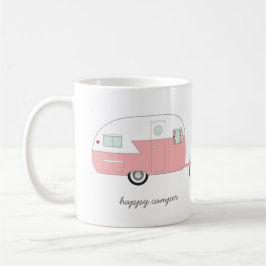 Lycklig camparemugg - rosa kaffemugg