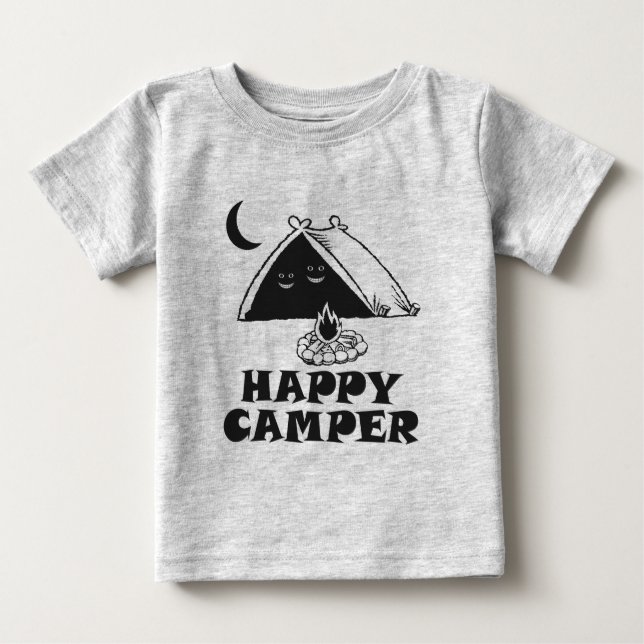 Lycklig campareskjorta t-shirt (Framsida)