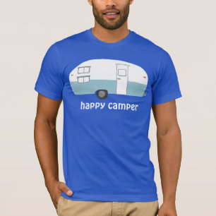 LYCKLIG CAMPER? ANPASSNINGSBAR för vintage camping T Shirt