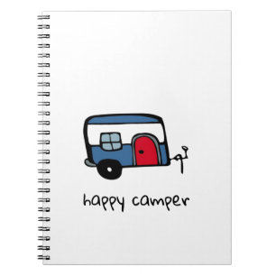 Lycklig Camper Anteckningsbok