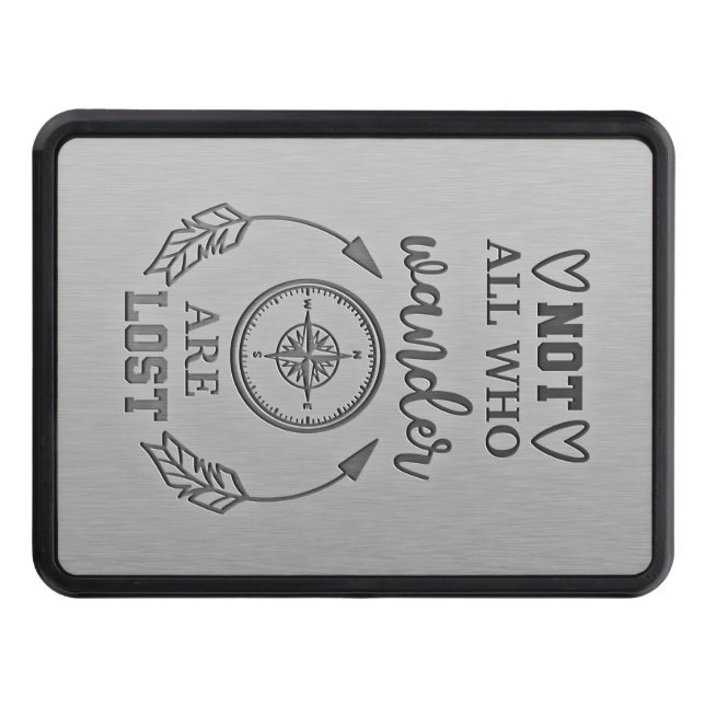 Lycklig Camper är inte alla som begär Borttappad Dragkroksskydd (Framsidan)