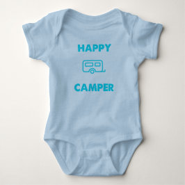Lycklig Camper - Baby 1 Biet Body Kostym T Shirt