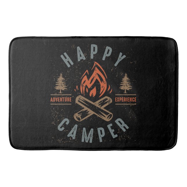 Lycklig Camper Badrumsmatta (Framsidan)