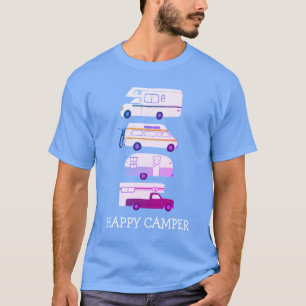 LYCKLIG CAMPER Campervan vanlife RV Trailer ANPASS T Shirt