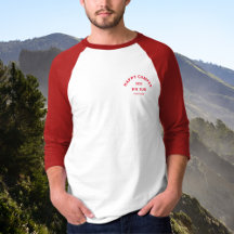 Lycklig Camper Camping Crew Vintage Black Raglan