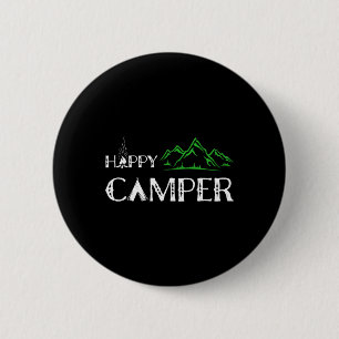 Lycklig Camper - Camping För manar Knapp