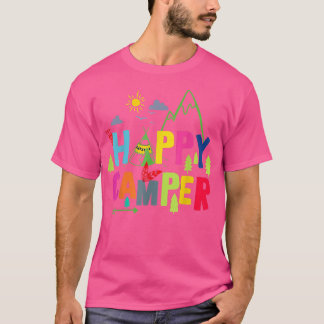 Lycklig Camper Camping Funny Manar Women T Shirt