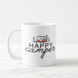 Lycklig Camper Camping Kaffemugg