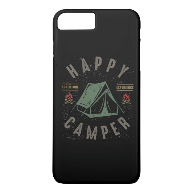 Lycklig Camper Case-Mate iPhone Skal (Baksida)