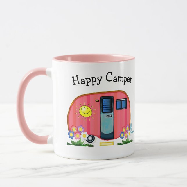 Lycklig Camper Combo Coffee Mugg (Vänster)