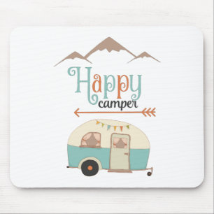 Lycklig Camper Cute Retro RV Musmatta