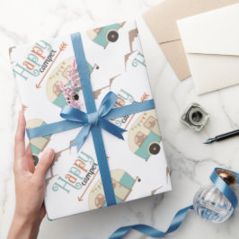 LYCKLIG CAMPER Cute Retro RV Presentpapper