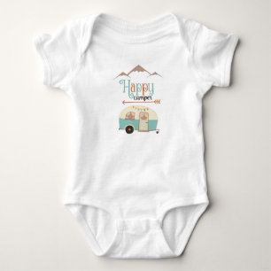 Lycklig Camper Cute Retro RV T-shirt
